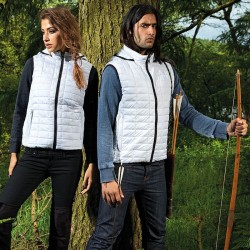 Plain Women's honeycomb hooded gilet 2786 Outer: 36gsm, Lining: 52gsm, Wadding: 250 GSM